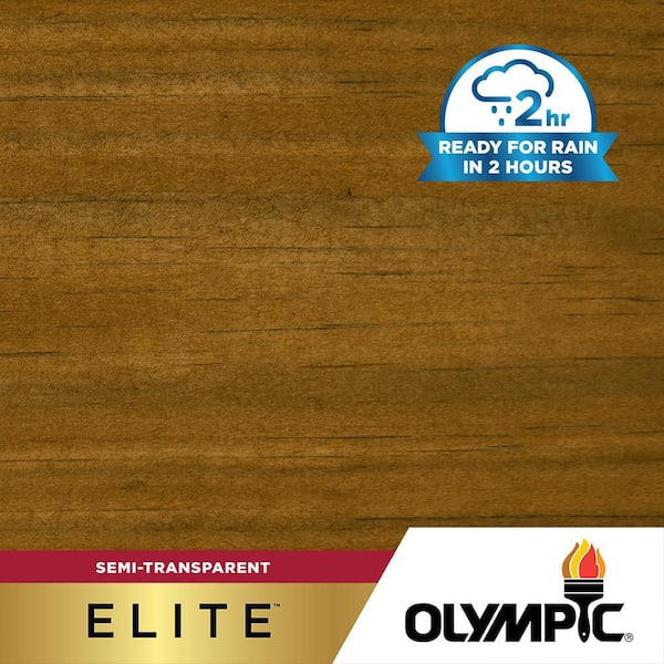 Elite 8 oz. Atlas Cedar Semi-Transparent Stain and Sealer in One Low VOC
