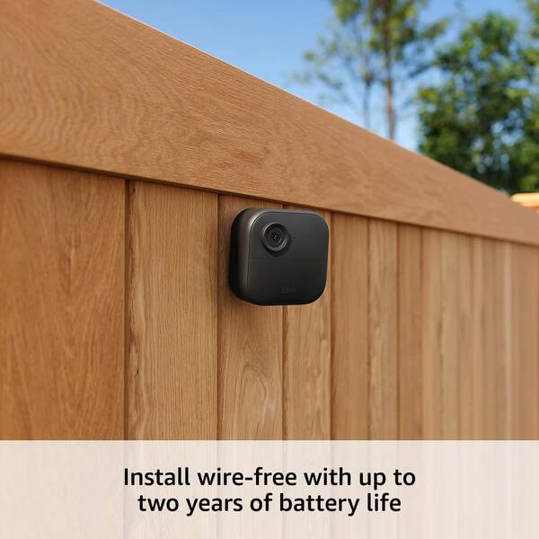 thumbnail image 2 of Blink Outdoor 1080p HD Wireless Add-On Security Camera, Black, Waterproof, Open Box 2 of 6