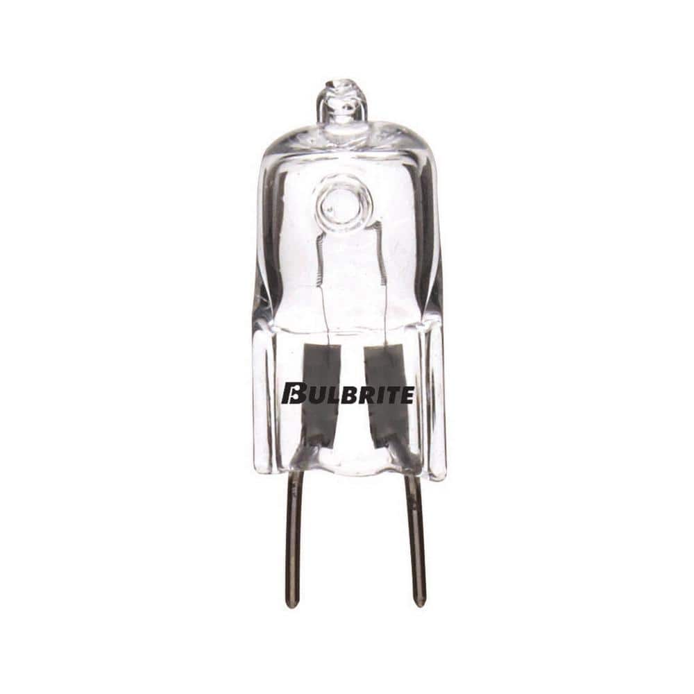 Bulbrite 75-Watt Soft White Light T4 (GY8) Bi-Pin Screw Base Dimmable Clear Mini Halogen Light Bulb(5-Pack) -  860841