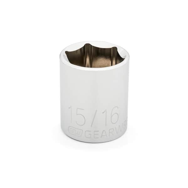 1/2 in. Drive 6 Point SAE Standard Socket 15/16 in.