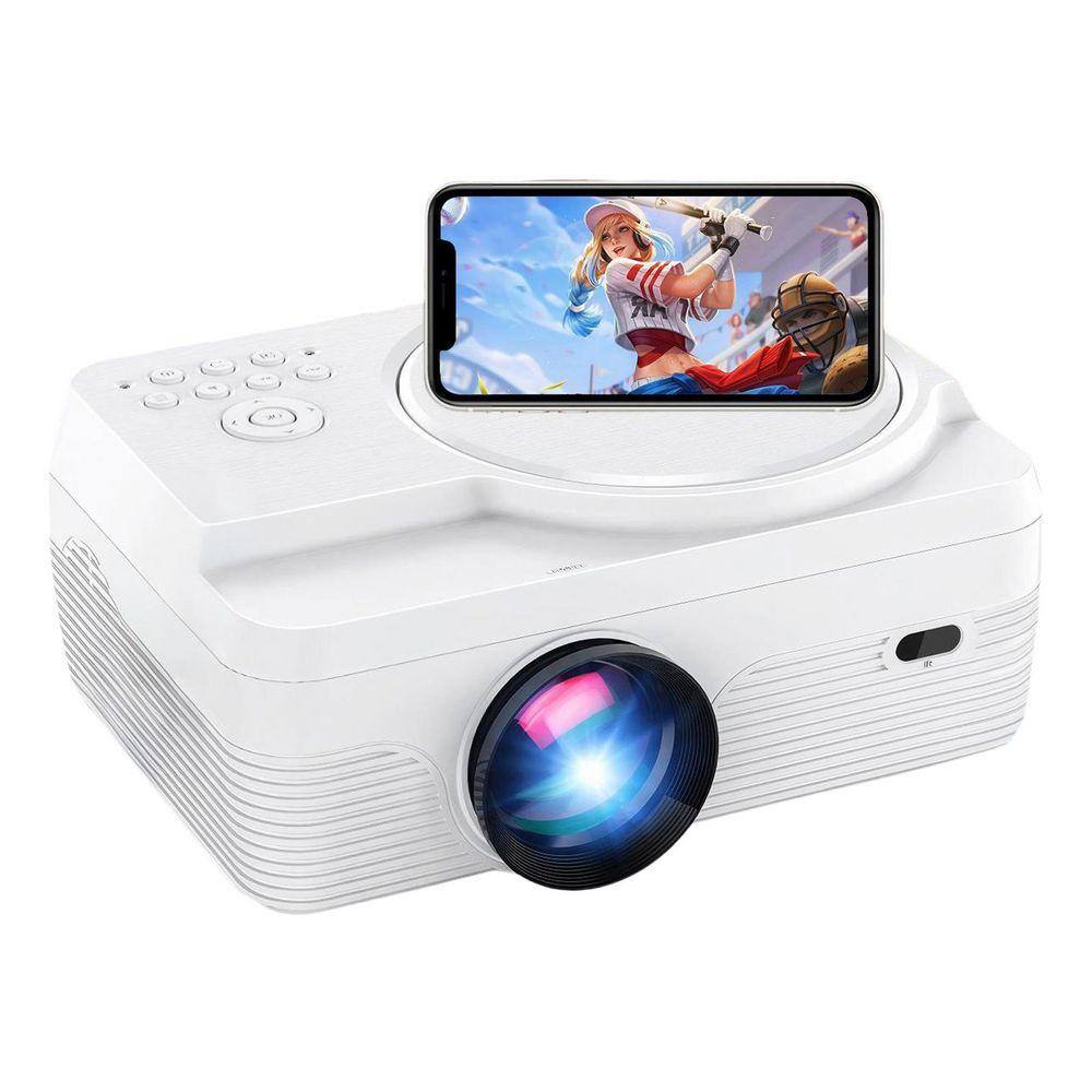 WRIGHTMASTER 1920 x 1080 Full HD LCD Portable Projector with 12000 ...