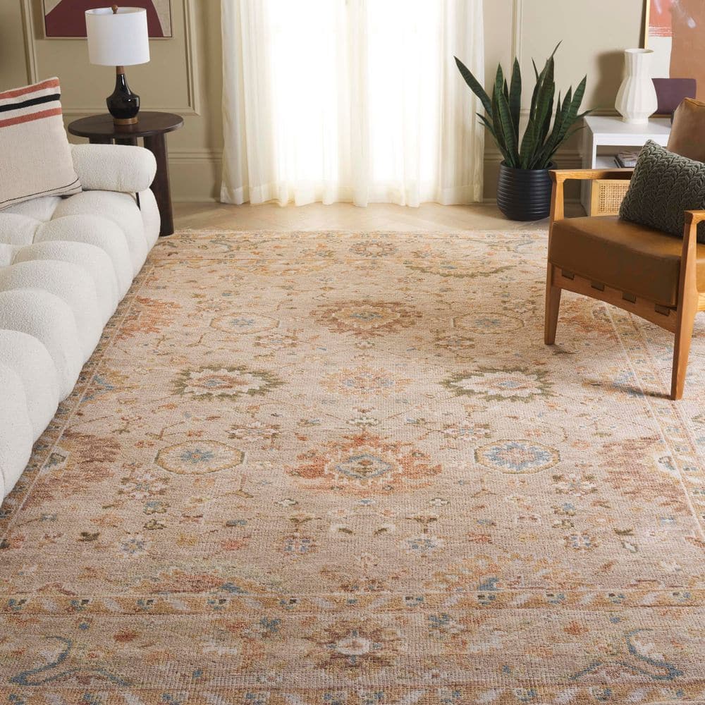 Samarkand 8 ft. x 10 ft. Light Brown/Gray Oriental Area Rug price history on PriceWatchPro