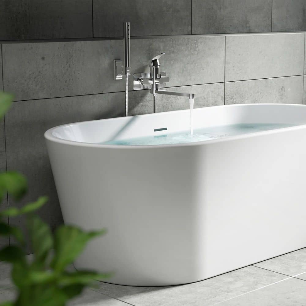 Niagara Chrome Wall Mounted Tub Filler with Handshower