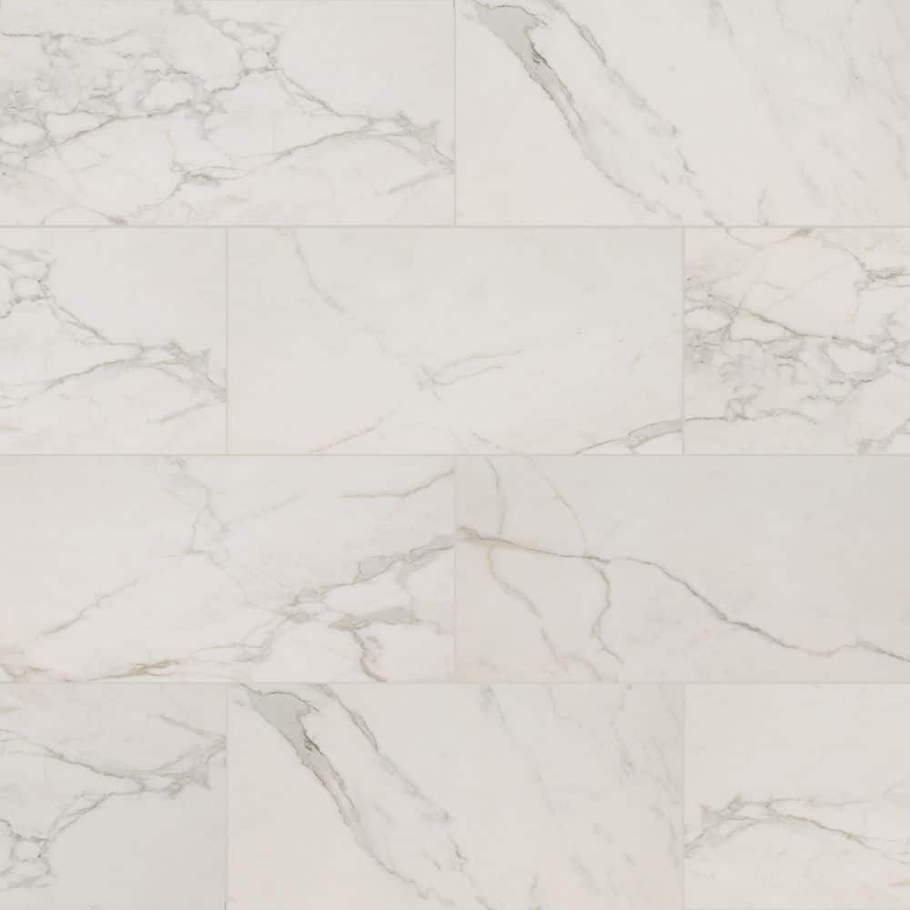 Take Home Tile Sample - Michella Calacatta Isla 6 in. x 6 in. Polished Porcelain Floor and Wall Tile price history on PriceWatchPro
