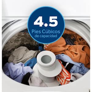 4.5 cu. ft. Top Load Washer in White with Eco Cold and Wash Boost