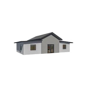 Bungalow Plus Extra 3 Bed 2 Bath 1022 sq.ft Steel Frame plus Dry-In Kit DIY Assembly Building Guest House Kit ADU Rental