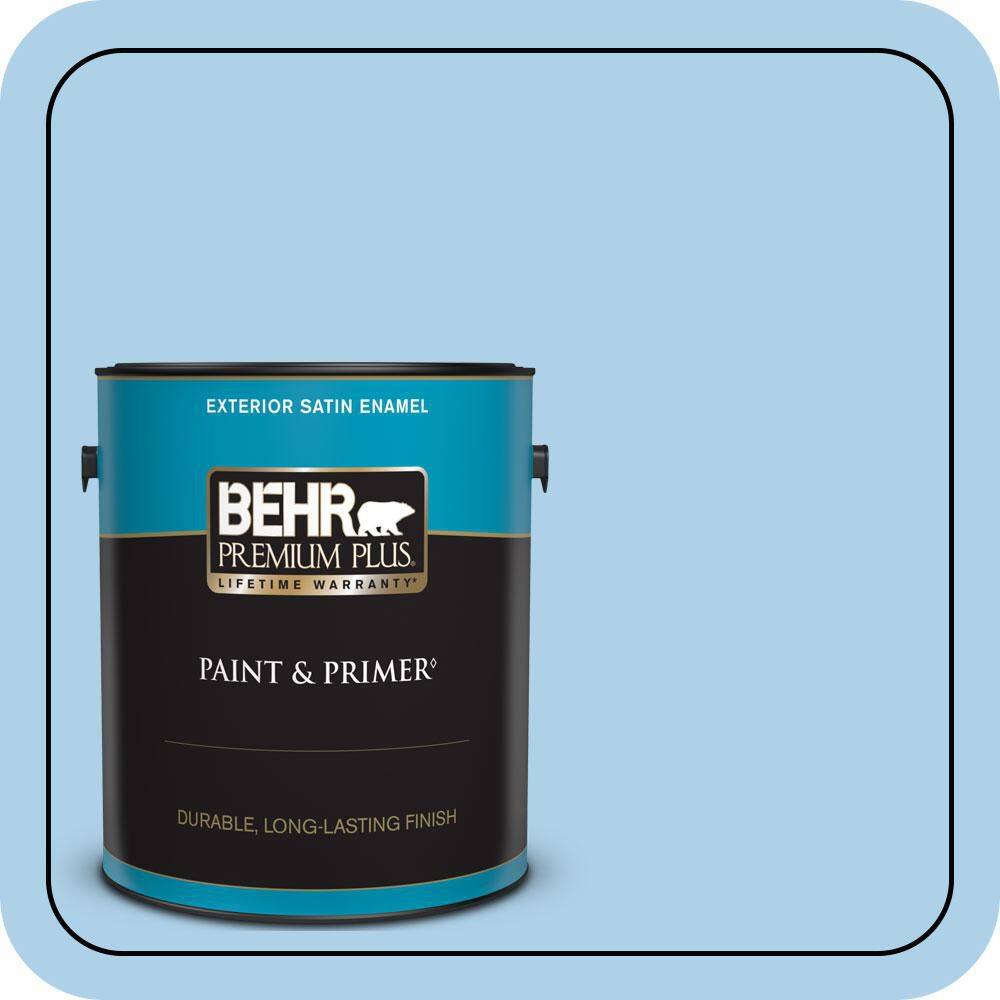 1 gal. #560A-3 Utah Sky Satin Enamel Exterior Paint & Primer price history on PriceWatchPro
