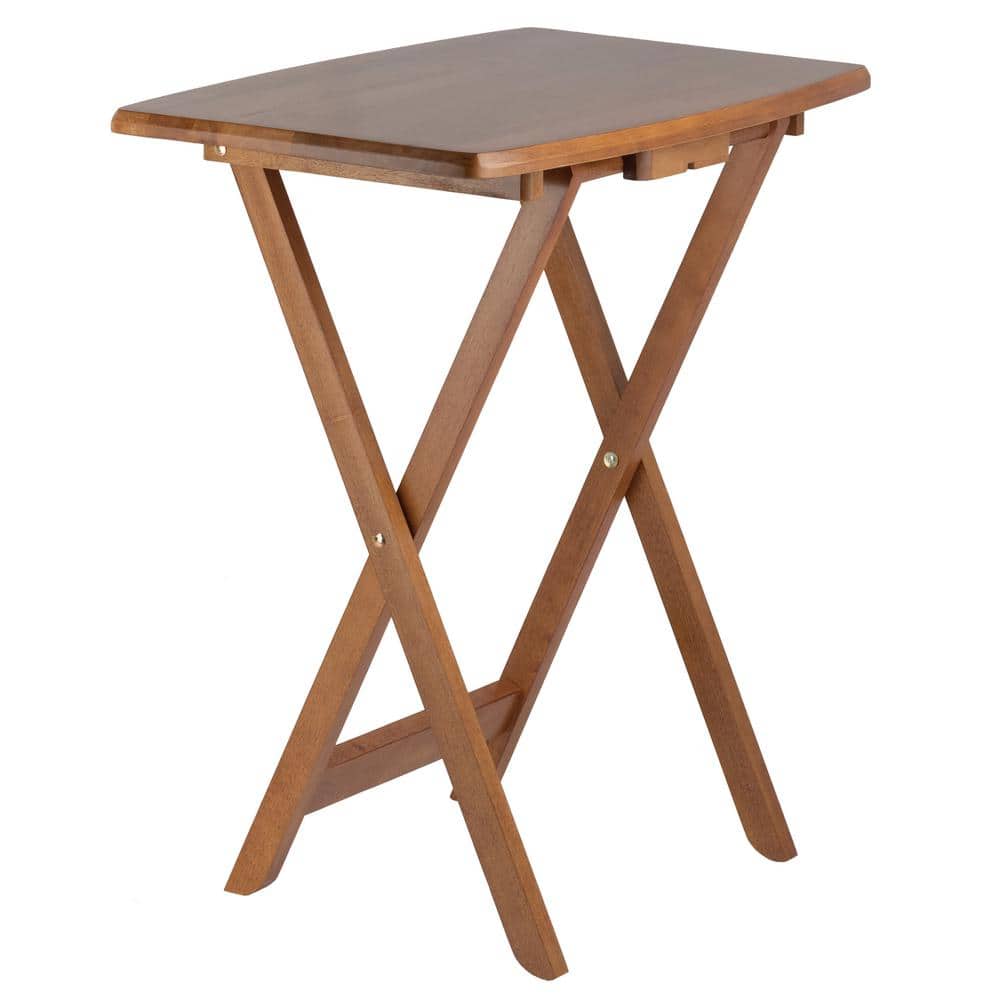 Teak 5-Piece Oversized Rectangular Snack Table Set