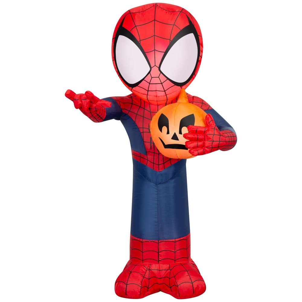 Marvel 3.5 ft Airblown-Halloween Spider Man Halloween Inflatable G ...