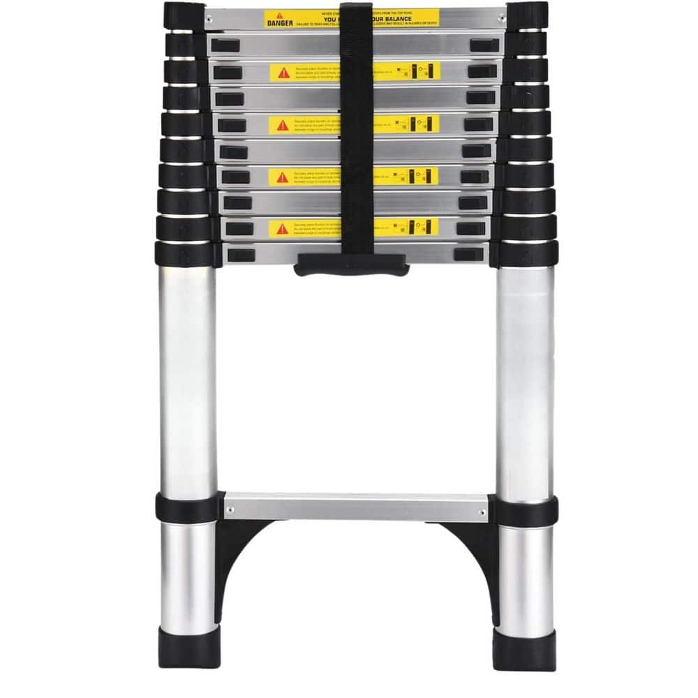 10.5 ft. Aluminum Telescopic Extension Ladder 330 lbs. Load Capacity Type IAA Duty Rating with 2 Triangle Stabilizers price history on PriceWatchPro
