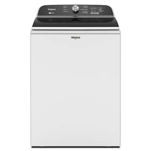 5.2- 5.3 cu.ft. Top Load Washer in White with Removable Agitator