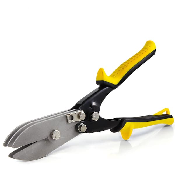 10.5 in. Hand Crimper Tool with 5-Blade Design for Sheet Metal HVAC Ductwork Downspout Pipe 1 Piece