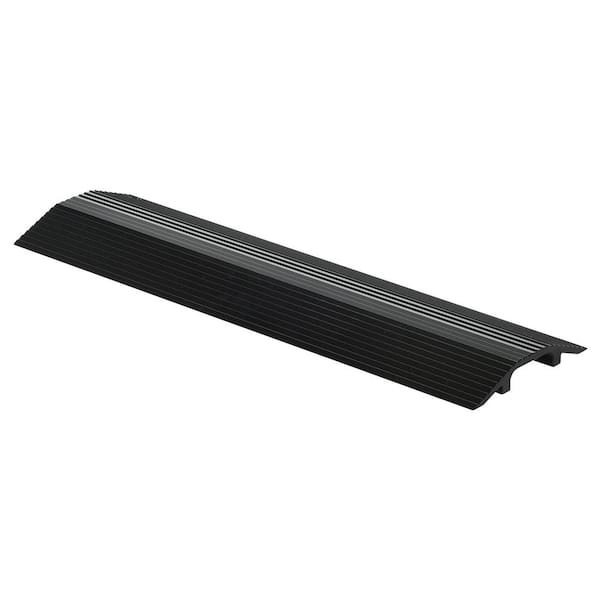 Vestil 24 in. Aluminum Hose and Cable Crossover in Black