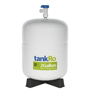 tankRO - RO Water Filtration System Expansion Tank - 2 Gal. Water Capacity - Reverse Osmosis Storage Pressure Tank