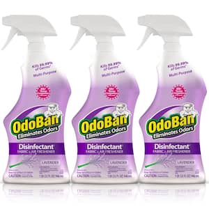 32 oz. Lavender Multi-Purpose Disinfectant Spray, Odor Eliminator, Sanitizer, Fabric Freshener, Mold Control (3-Pack)
