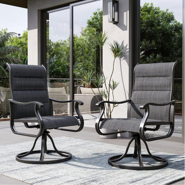 テーブル・チェア・ハンモック H&o wingtop25, Bridgingtable25 black HOOOWOOO Howell 9-Piece Wicker Outdoor Furniture Patio