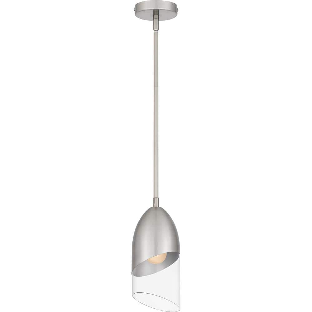 Haynes 1-Light Brushed Nickel Mini Pendant Light price history on PriceWatchPro