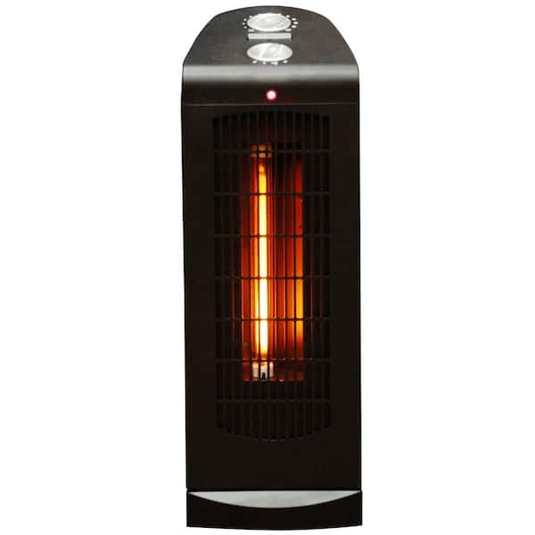 Lifesmart Life Zone Series 16 in. 1000-Watt Table Top Oscillating Heater with 2 Heat Settings and Cooling Fan