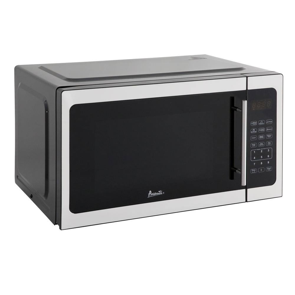Avanti 1.5 Cu Ft Silver Stainless Steel Countertop Microwave for RV