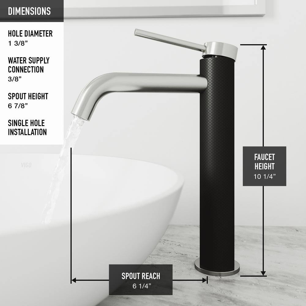 Bryant 15" Round White Matte Stone Vessel Sink with Faucet