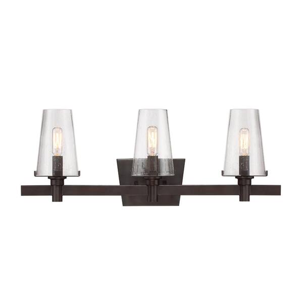 Designers Fountain Hyde Park 3-Light Vintage Bronze Bath Light