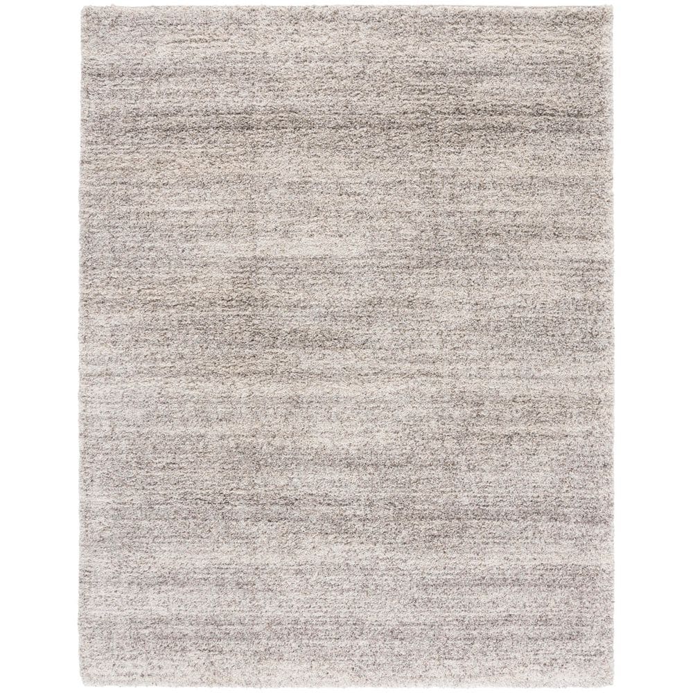 Hudson Shag 11 ft. x 15 ft. Ivory/Gray Solid Marle Area Rug price history on PriceWatchPro