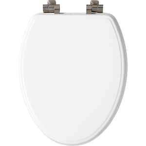 Antibacterial Surface Compatible with Standard Toilets Universal Loo Seat Adjustable 360° Hinges Soft Closing LOUWI© – Toilet Seat with Soft Close Hinges
