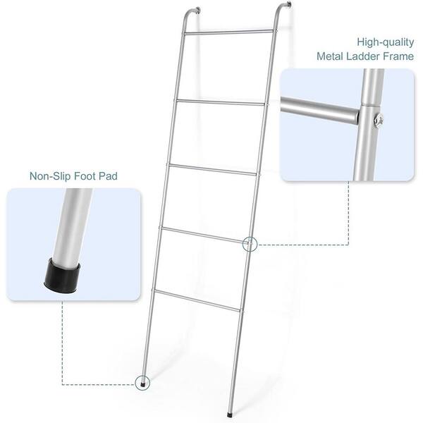 Wall mounted metal blanket ladder hot sale