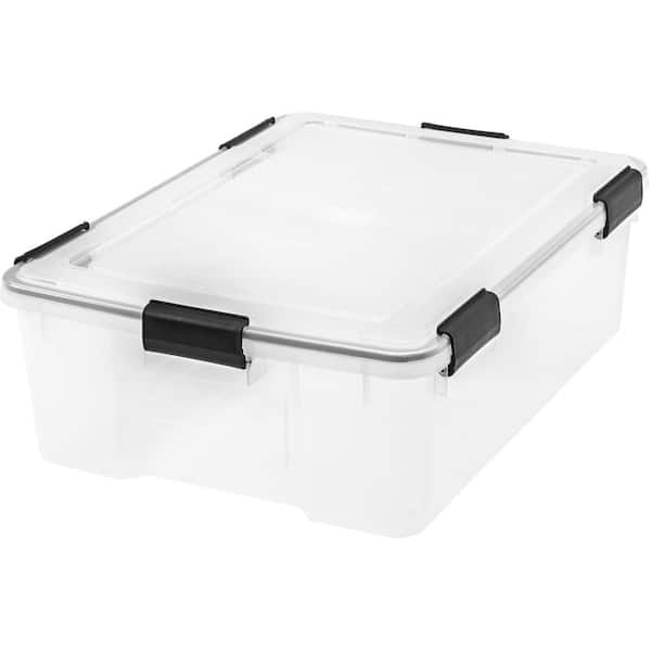 IRIS USA 70 Quart WEATHERPRO Plastic Storage Box with Durable Lid