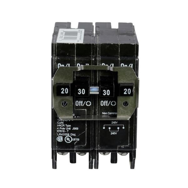 BR 2-50 Amp 2-Pole Quad Thermal Magnetic Circuit Breaker (BRD250250)