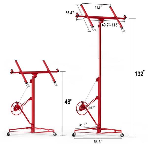 Maocao Hoom 11-ft H x 53.5-in L x 53.5-in W Steel Drywall Lift