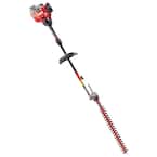 22 in. 25 cc Gas 2-Stroke Articulating Hedge Trimmer with Attachment Capabilities