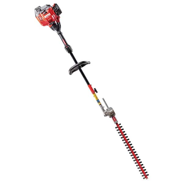 Bange for at dø optager skrivestil Troy-Bilt 22 in. 25 cc Gas 2-Stroke Articulating Hedge Trimmer with  Attachment Capabilities TB25HT - The Home Depot