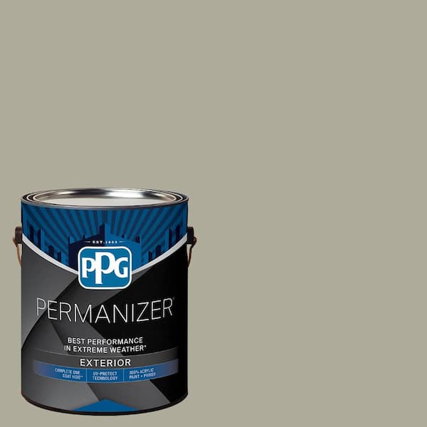 PERMANIZER 1 gal. PPG1032-3 Olive It Satin Exterior Paint