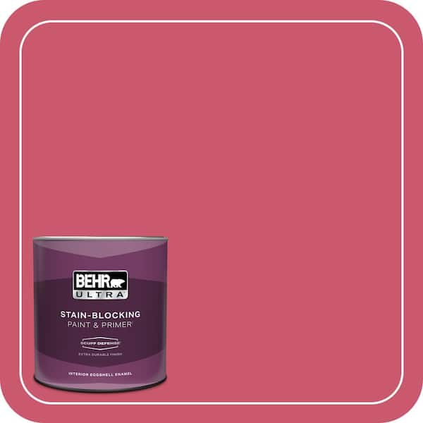 BEHR ULTRA 1 qt. #T11-15 Pinkelicious Extra Durable Eggshell Enamel Interior Paint & Primer