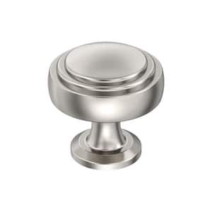 Winsome 1-1/4 in. (32mm) Traditional Polished Nickel Round Cabinet Knob