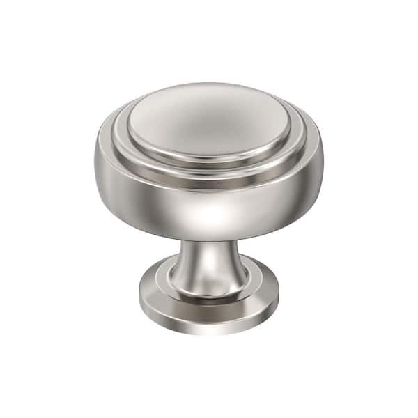 Winsome 1-1/4 in. (32mm) Traditional Polished Nickel Round Cabinet Knob