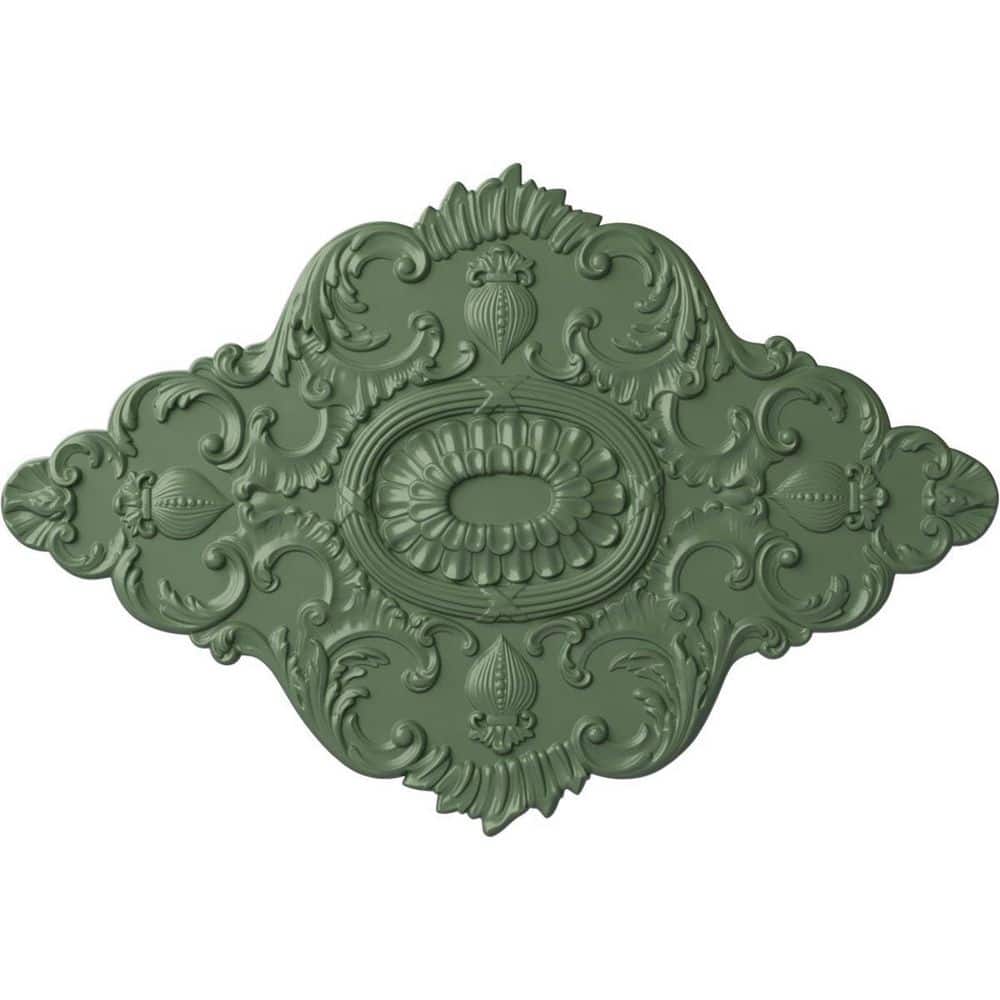 "42-3/4"" W x 28 7/8"" H x 1"" Ashford Urethane Ceiling, Hand-Painted Athenian Green" price history on PriceWatchPro