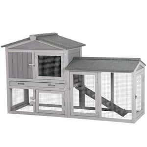 Rabbit Hutch Easy Combine With Second Bunny Cage (Inner Space 10.4 sq. ft.)