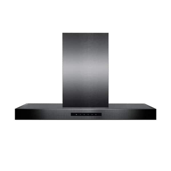 ZLINE Kitchen and Bath 30 in. 400 CFM Ducted Vent Wall Mount Range Hood in  Black Stainless Steel BS655N-30 - The Home Depot