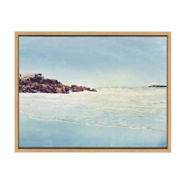 DesignOvation Sylvie "Reflections" by Kristybee Framed Canvas Wall Art 18 in. x 24 in.