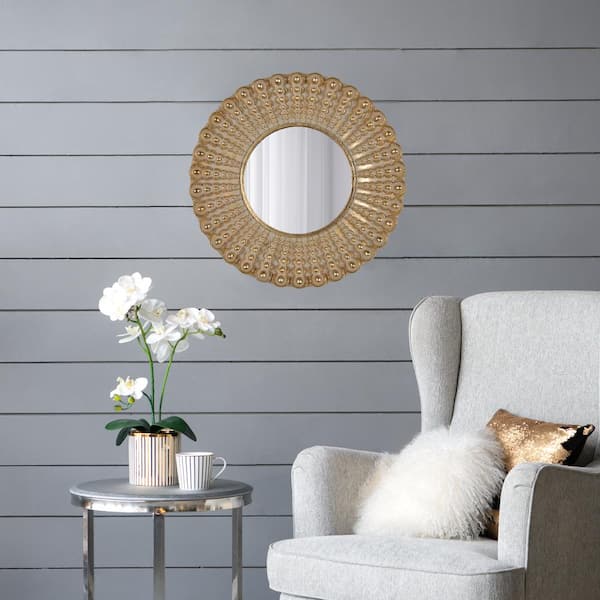 18.5 in. W x 18.5 in. H Contemporary Transitional Beaded