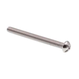 #10-32 x 2 in. Grade 18-8 Stainless Steel Phillips/Slotted Combination Drive Round Head Machine Screws (50-Pack)