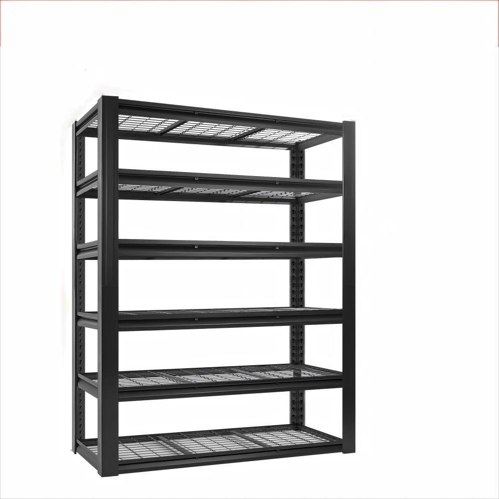 6 Tier Heavy Duty Black Utility Shelving Unit 60 in W x 24 in D x 84 in H price history on PriceWatchPro