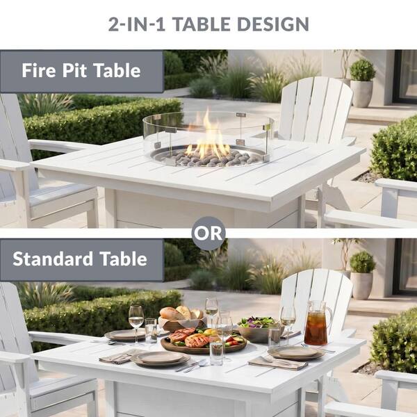 WESTIN OUTDOOR Bloomfield Square 42 in. Outdoor Propane Gas