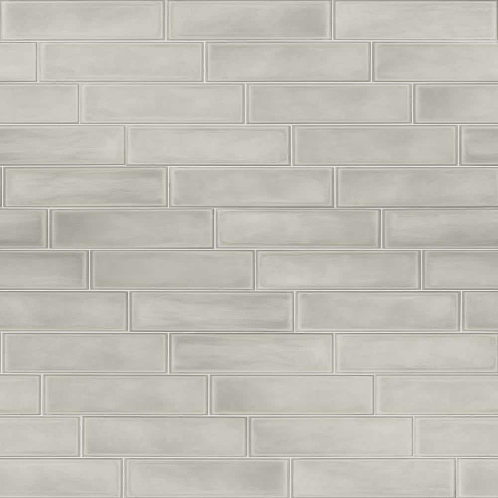 Stacy Garcia Gray Matte Porcelain Subway Wall Tile