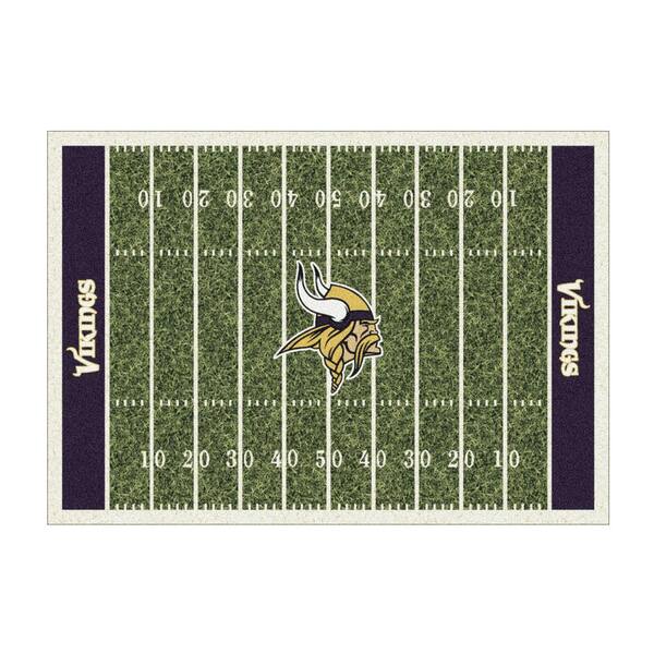 IMPERIAL Minnesota Vikings 8 ft. x 11 ft. Homefield Area Rug