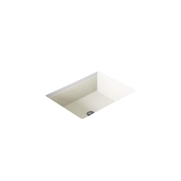 KOHLER Verticyl 19-3/4 in. Rectangle Undermount Bathroom Sink in Biscuit