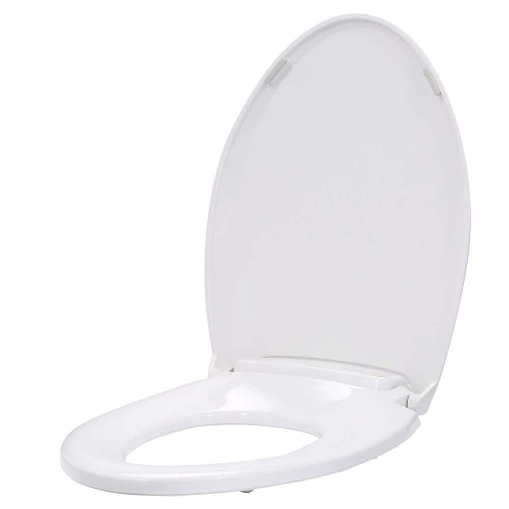 Elongated Open Box Nightlight White LumaWarm Heated Warm Toilet Seat 
