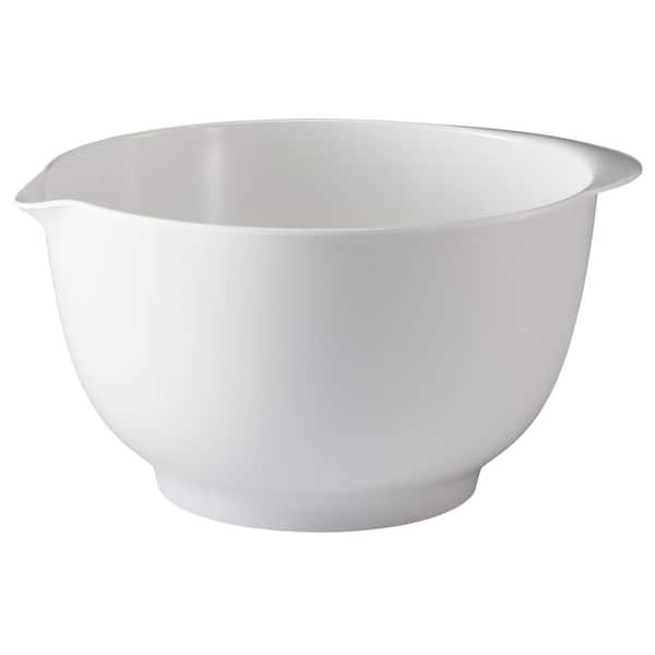 Hutzler Melamine Mixing Bowl Set 2 3 and 4 Liters White